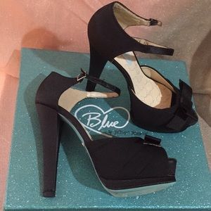 Platform Satin Betsey Jones size 8.5